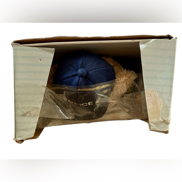 Gund American Heroes Police Bear In Original Packaging - Tan and Blue - Picture 5 of 9